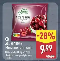 ALDI Mrożone czereśnie All Seasons oferta
