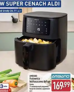 ALDI Frytkownica na gorące powietrze Ambiano oferta