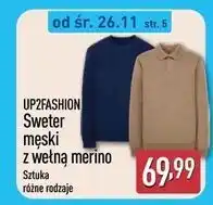 ALDI Sweter męski zimowy Up2Fashion oferta