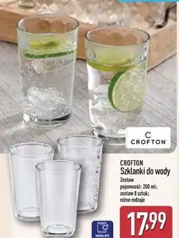 ALDI Szklanki do wody 200 ml Crofton oferta