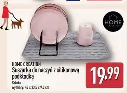 ALDI Suszarka na naczyń z silikonową podkładką 43 x 33.5 9.3 cm Home Creation oferta