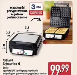 ALDI Gofrownica xl Ambiano oferta