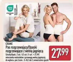 ALDI Opaski rozgrzewające z wełną jagnięcą Crane oferta