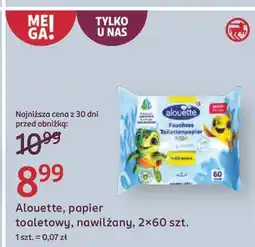 Rossmann Papier toaletowy nawilżany Alouette oferta