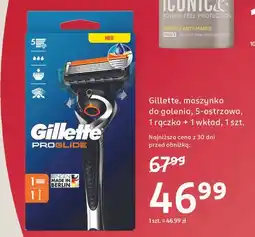 Rossmann Maszynka do golenia + 1 wkład Gillette Fusion Proglide Power oferta