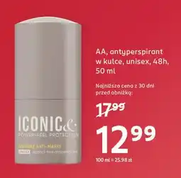 Rossmann Antyperspirant invisible Aa Iconic & Power-Feel Protection oferta