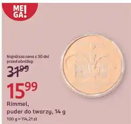 Rossmann Puder w kamieniu Rimmel Stay Matte oferta