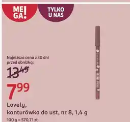 Rossmann Konturówka do ust nr 8 Lovely Perfect Line oferta