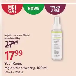 Rossmann Mgiełka do twarzy Your Kaya oferta