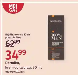 Rossmann Krem przeciwzmarszczkowy na dzień/noc 40+ Dermika 100% For Men oferta