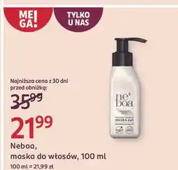 Rossmann Maska koloryzująca 2w1 jasny popielaty blond Neboa oferta