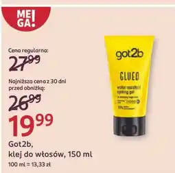 Rossmann Klej do włosów Got2B Glued oferta