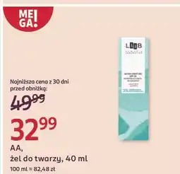 Rossmann Żel do twarzy spf50 Aa Laab oferta