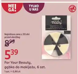 Rossmann Gąbka do nakładania podkładu For Your Beauty oferta