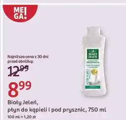 Rossmann Płyn do kąpieli nawilżający Biały Jeleń Kozie Mleko oferta