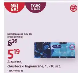 Rossmann Chusteczki higieniczne 4 warstwy Alouette oferta