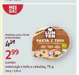 Rossmann Smalczyk roślinny z tofu cebulką Lunter oferta