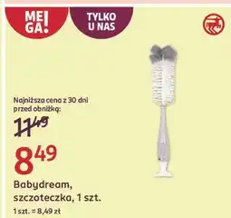 Rossmann Szczotka do butelek i smoczków Babydream oferta