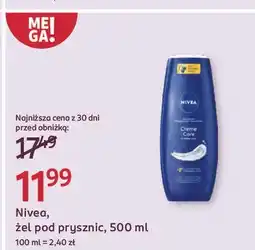 Rossmann Żel pod prysznic Nivea Creme Care oferta