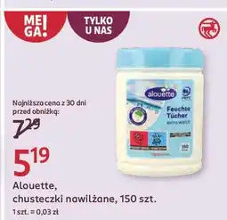 Rossmann Chusteczki nawilżane Alouette oferta