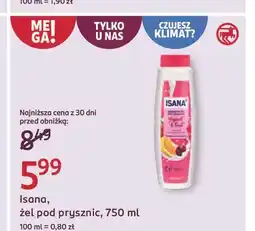 Rossmann Żel pod prysznic kremowy yoghurt & fruit Isana oferta
