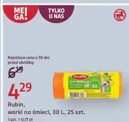 Rossmann Worki na śmieci wiązane 30 l Rubin Licht oferta