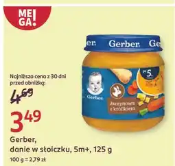 Rossmann Obiadek jarzynowa z królikiem Gerber oferta