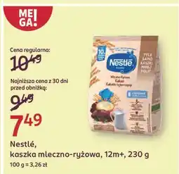 Rossmann Kaszka mleczno-ryżowa kakao Nestle oferta