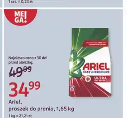 Rossmann Proszek do prania ultra oxi effect Ariel oferta