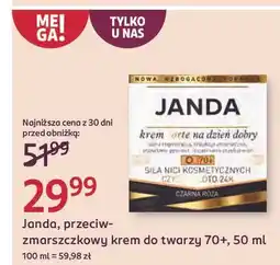 Rossmann Krem czarna róża na dzień dobry 70+ Janda Siła Nici Kosmetycznych oferta