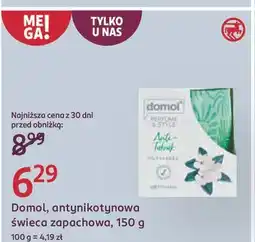 Rossmann Świeca zapachowa anti tabak Domol Perfume & Style oferta