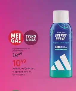 Rossmann Dezodorant energy drive Adidas Fresh Vibes oferta
