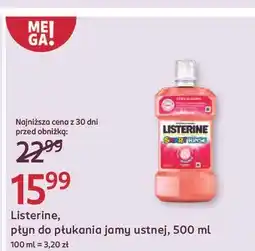 Rossmann Płyn do płukania ust mild berry Listerine Smart Rinse oferta