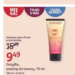 Rossmann Peeling do twarzy przeciw zaskórnikom kombucha Only Bio oferta