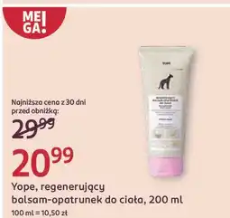 Rossmann Regenerujący balsam-opatrunek do ciała Yope oferta
