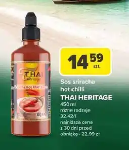 Carrefour Sos sriracha hot chilli Thai Heritage oferta