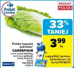Carrefour Polska kapusta pekińska oferta