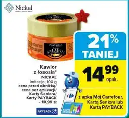 Carrefour Kawior z łososia NICKAL oferta