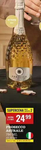 Biedronka Wino Astrale Prosecco oferta