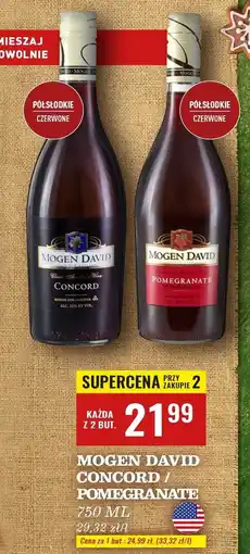 Biedronka Wino Mogen David Pomegranate oferta