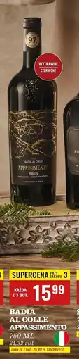 Biedronka Wino Badia Al Colle Appassimento oferta