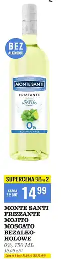 Biedronka Wino Monte Santi Frizzante Mojito 0% oferta