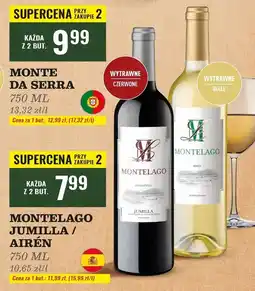 Biedronka Wino Montelago Airen oferta