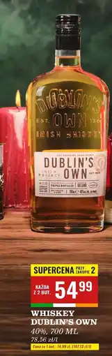 Biedronka Whisky Dublin's Own oferta