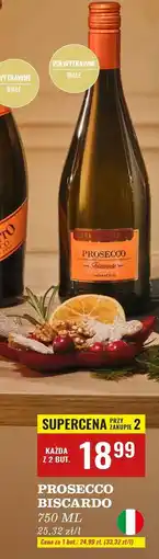 Biedronka Wino Biscardo Prosecco oferta