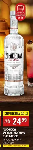 Biedronka Wódka Żołądkowa Gorzka De Luxe oferta