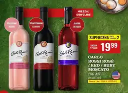 Biedronka Wino Carlo Rossi Ruby Moscato oferta