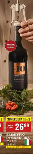 Biedronka Wino Primitivo Di Manduria 40 oferta