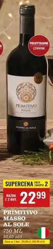 Biedronka Wino Masso Al Sole Primitivo oferta