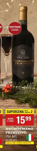 Biedronka Wino Negroamaro Primitivo oferta